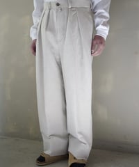 【RE;CIRCLE】 RE 1950s Flench Linen Slacks / 221031-001