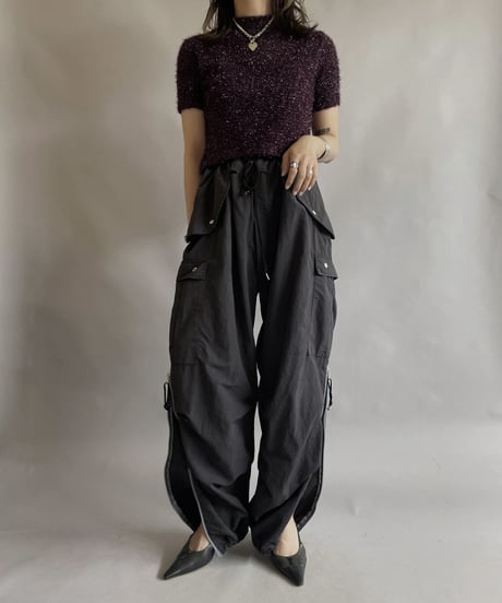 【USED】 S/S Polyester Top / 230527-024