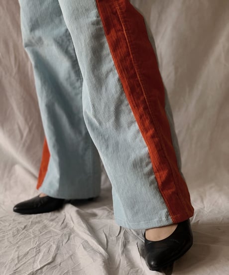 【RE;CIRCLE】 Remake Corduroy Side Line Pants⑤/210317-008