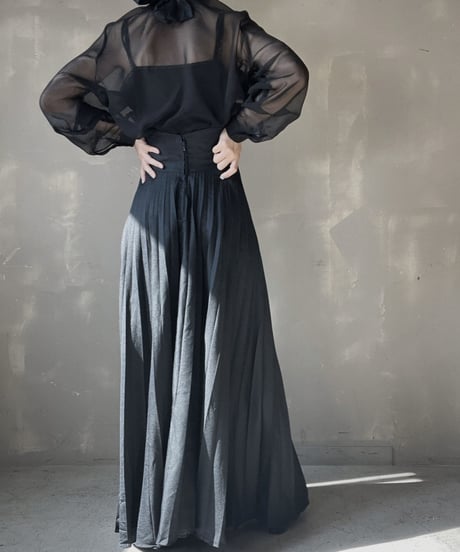 【USED】　See-through Poly Shirt/ 220220-039