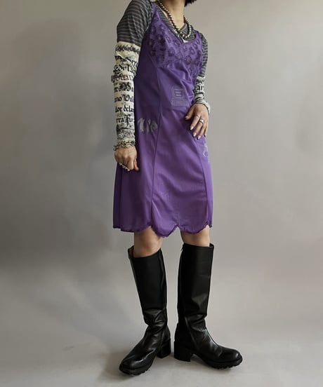 【Mashup Products】 Silk Screen Sheer One-Piece /  240217-001