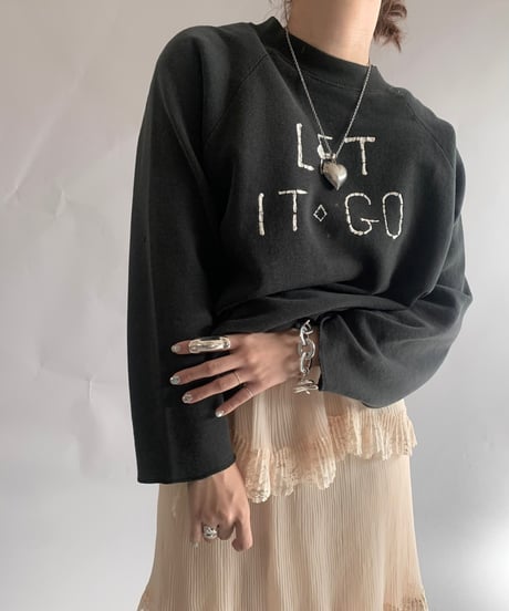 【USED】 80~90's LET IT GO Sweat Top  /241102-013