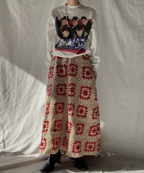 【RE;CIRCLE】 RE Granny Long Skirt⑨/211216-050