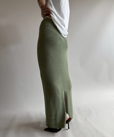 【USED】 Summer Knit Long Skirt  / 250719-022