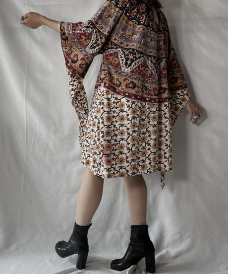 【USED】  Ethnic L/S Top/210921-041