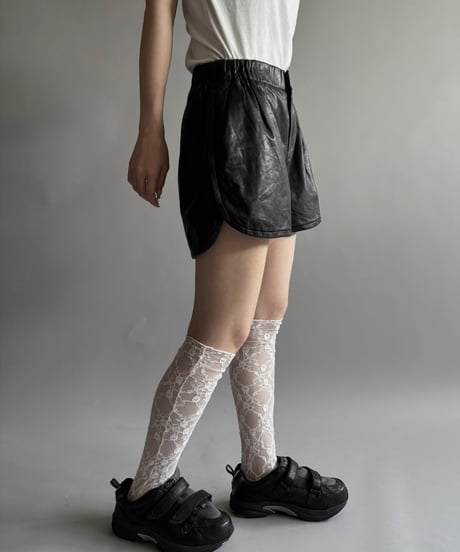 【USED】 Leather Shorts / 250913-003