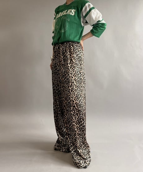 【USED】Leopard patterned Pants/ 240907-15