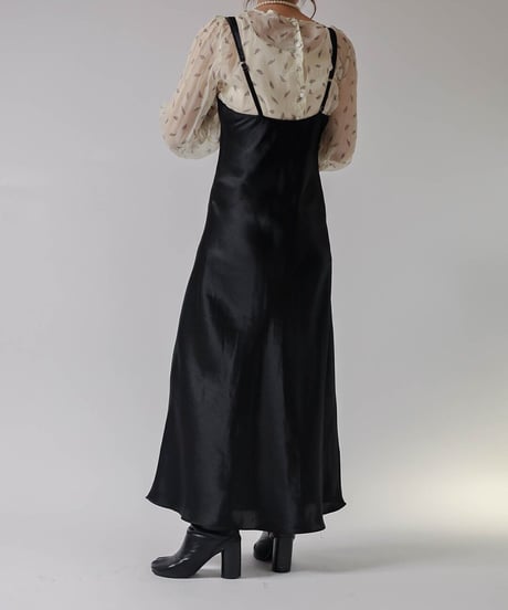 【USED】Satin Camisole Dress / 220324-011