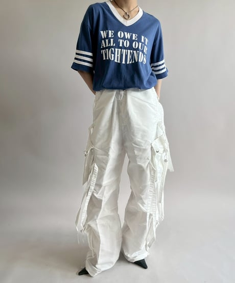 【USED】 V-Neck Ringer T-Shirt /250503-002