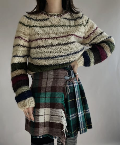 【USED】 Prides Crossing Striped Knit Top / 230105-018