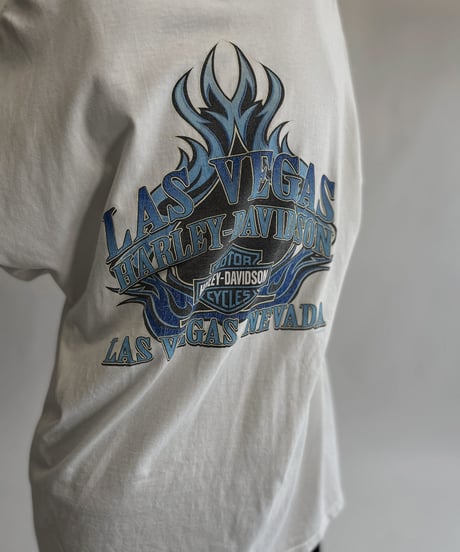 【USED】 Las Vegas Harley-Davidson Long Sleeved T Shirt / 220806-019