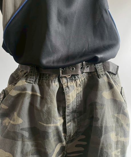 【USED】 Camouflage Wide Cargo Shorts /250712-014