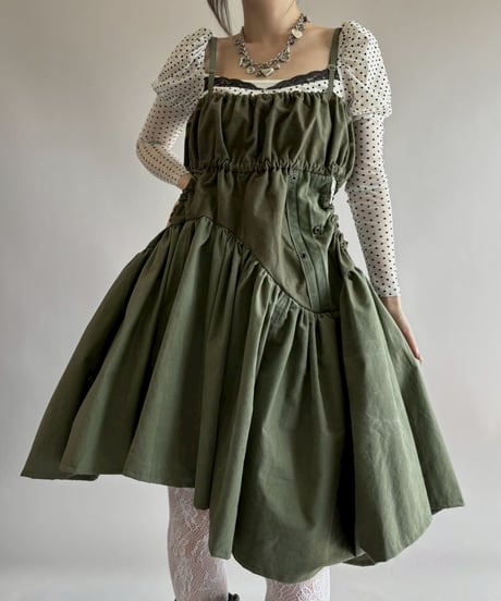 【RE;CIRCLE】 RE ARMY Gather Middle One-piece / 260326-001