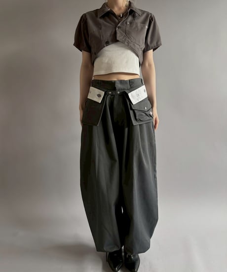 【Chinatsu Aoyama】 RE Makers Shirt Charcoal Gray / 260702-020