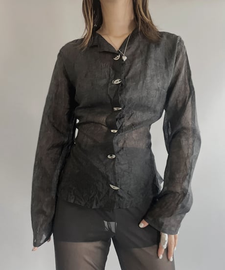 【USED】 Sheer Shirt / 230624-010