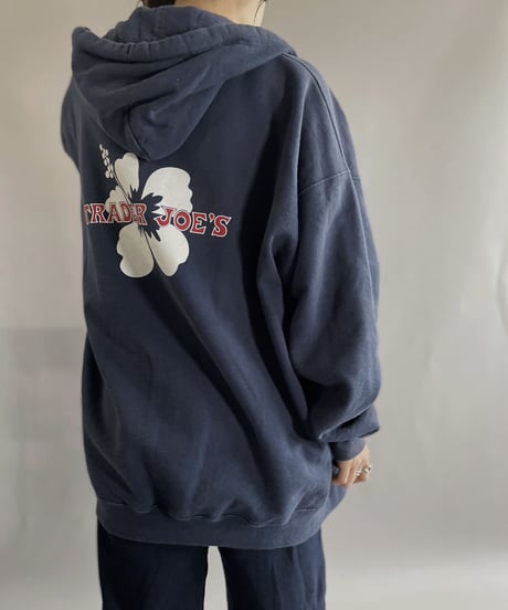 【USED】 Hanes Trader Joe's Zipup Hoodie / 221210-029