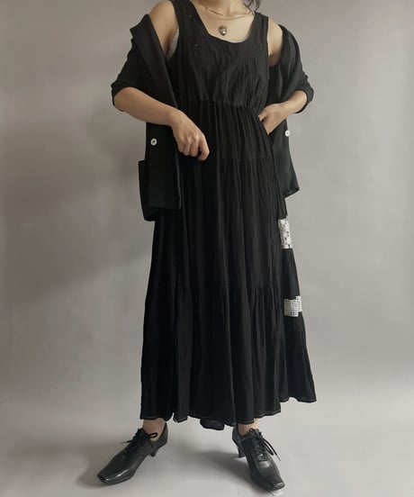 【RE;CIRCLE】 RE Sleeveless One-piece Black&White / 220901-017