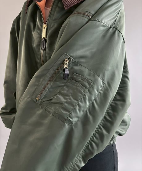 【RE;CIRCLE】 RE MA-1 Corduroy Collar Jacket Khaki / 251225-007
