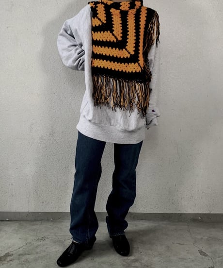 【RE;CIRCLE】 Granny Knit Poncho ② /210125-004