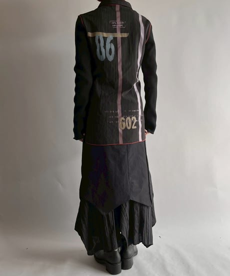 【USED】 Cop.Copine Design Knit Shirt Cardigan /251014-015
