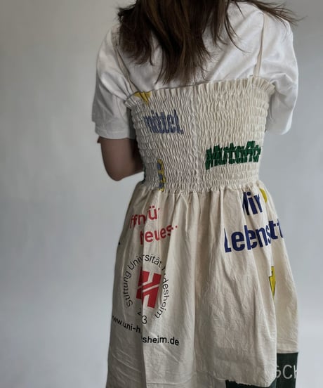 【RE;CIRCLE】 RE Eco-Friendly Bag Shirring One-piece / 220825-017