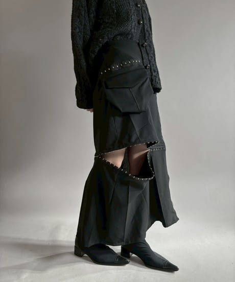 【RE;CIRCLE】 RE Suit Asymmetry Long Skirt / 260129-015