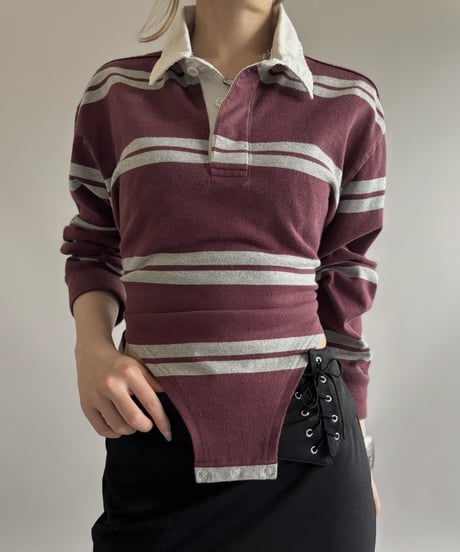 【RE;CIRCLE】 RE Leotard Rugger Shirt/ 260430-006