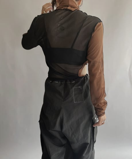 【USED】  Poly Long Sleeved Top / 220924-022