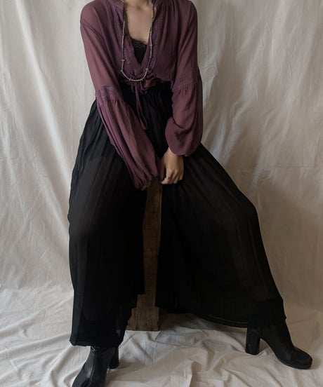 【USED】 See-through Poly Pants/2100407-005