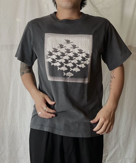 【USED】 S/S T-shirt M.C.Escher③/210617-038