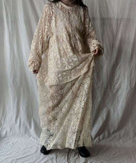 【RE;CIRCLE】RE Crocket L/S Dress②/210526-051