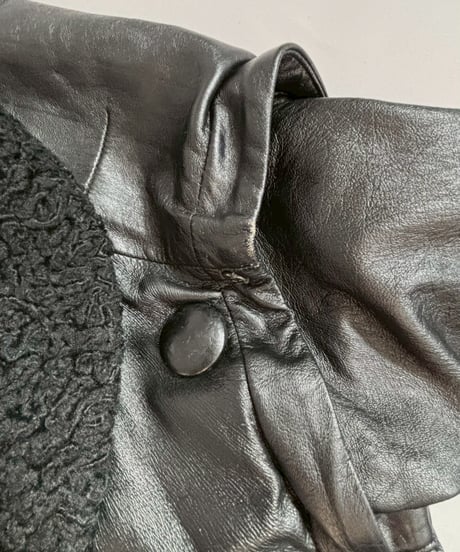【USED】 Design Leather Coat / 260131-009
