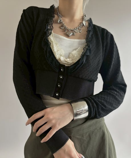 【USED】 Cropped Cardigan / 260502-005