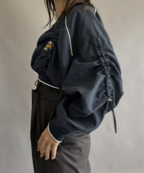 【RE;CIRCLE】 RE Nylon Drawcord Pullover Navy / 230406-014