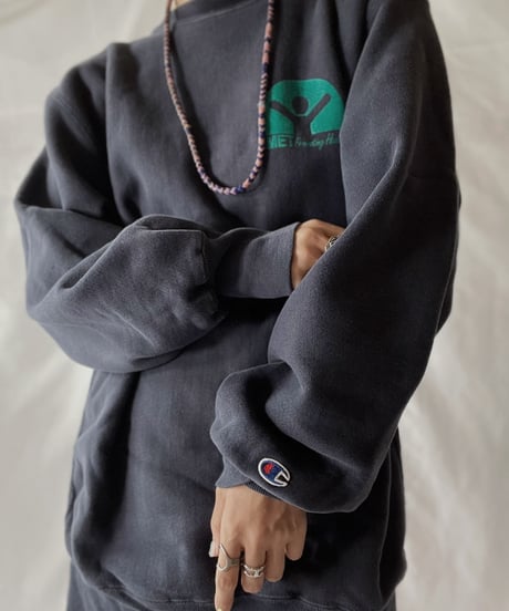 【USED】  90's USA Champion Reverse Weave Sweat The MET/210902-001