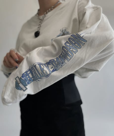 【USED】 Las Vegas Harley-Davidson Long Sleeved T Shirt / 220806-019