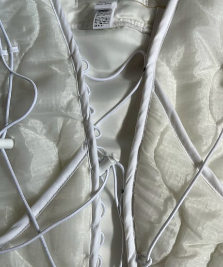 【RE;CIRCLE】 RE Liner Code Vest White / LINER-09