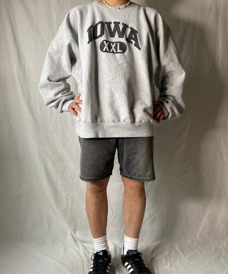 【USED】   Champion Reverse Weave Sweat IOWA/210516-035