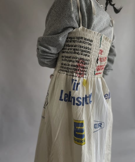 【RE;CIRCLE】RE Eco-Friendly Bag Shirring One-piece / 230427-020