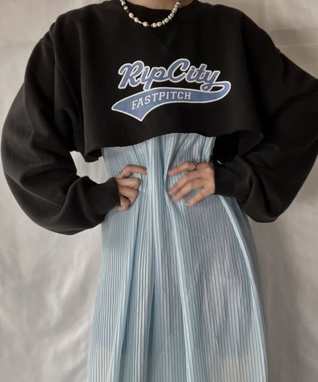 【USED】   Cut off Sweat Rip City/210926-001