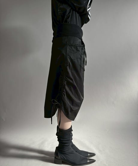 【USED】 Drawstring Design Skirt / 251213-019