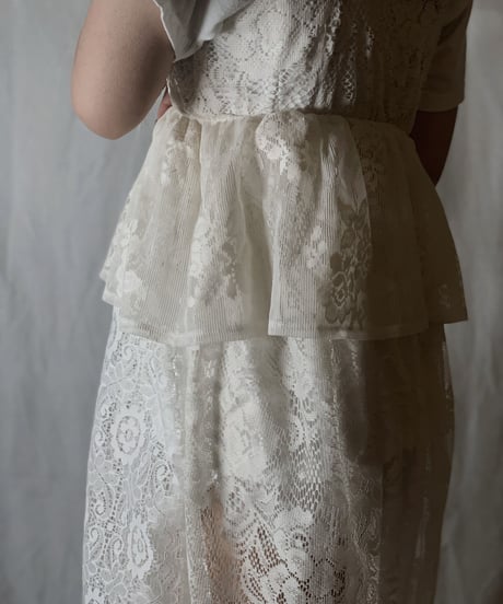 【RE;CIRCLE】 RE Lace N/S One-piece③/210714-006