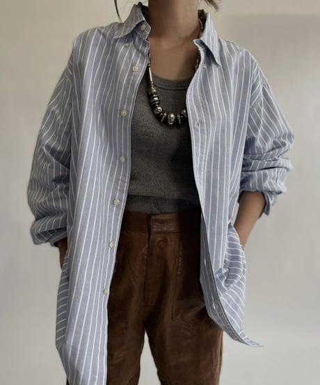 【USED】 Polo Ralph Lauren Striped Shirt / 220820-001