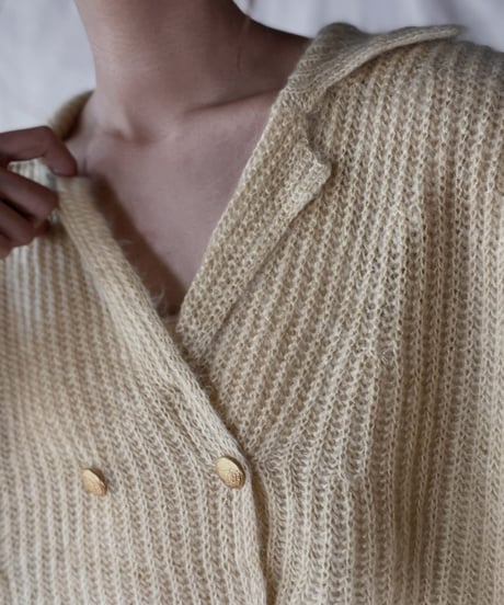 【USED】    Mohair Knit Top⑥/211216-007