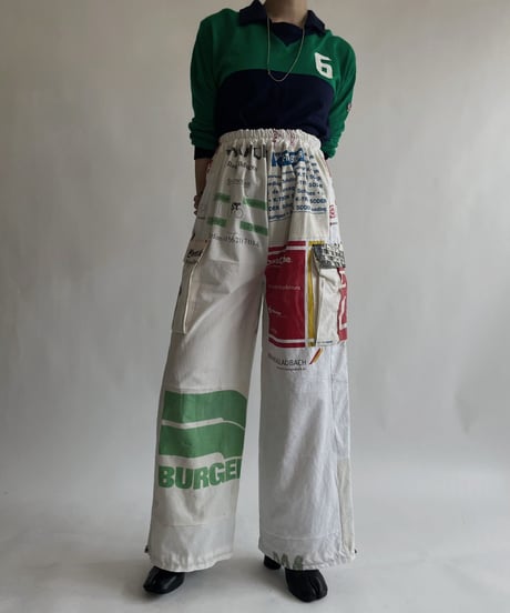 【RE;CIRCLE】 RE Eco-Friendly Bag Draw Cord Pants / 220825-020