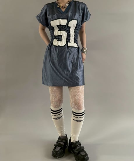 【RE;CIRCLE】 Shirring Football Shirt  /  250904-009