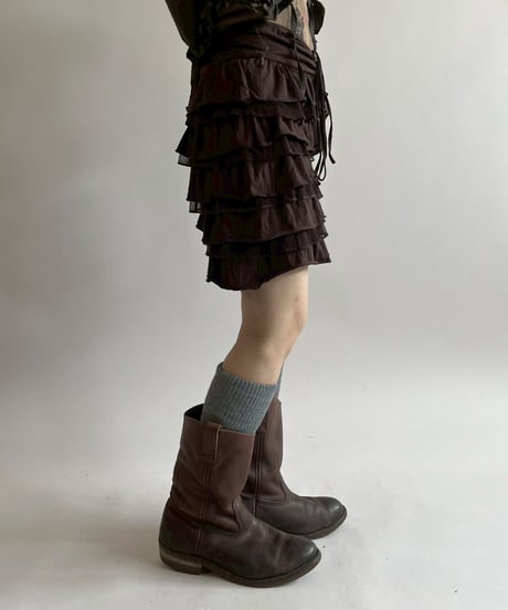【USED】 Tiered Mini Skirt  / 250517-005