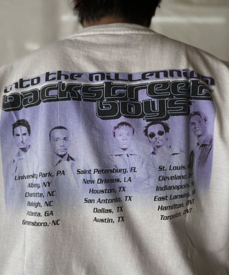 【USED】 S/S T-shirt back street boys/210526-019