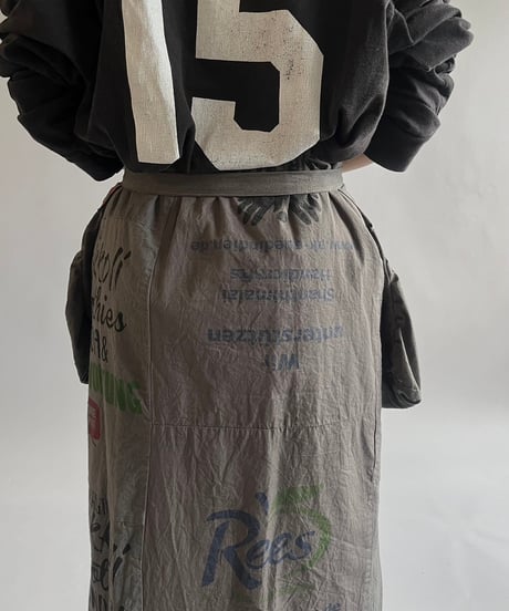 【RE;CIRCLE】RE Eco-Friendly Bag Belt Bag Skirt Glay / 240905-022