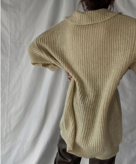 【USED】    Mohair Knit Top⑥/211216-007